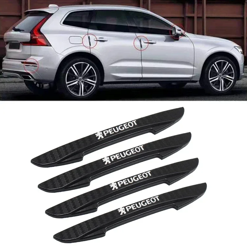 

Car Door Side Emblem Sticker Protection Decal for Peugeot 3008 408 508 205 106 406 407 301 206 308 207 2008 107 307 208 306 103