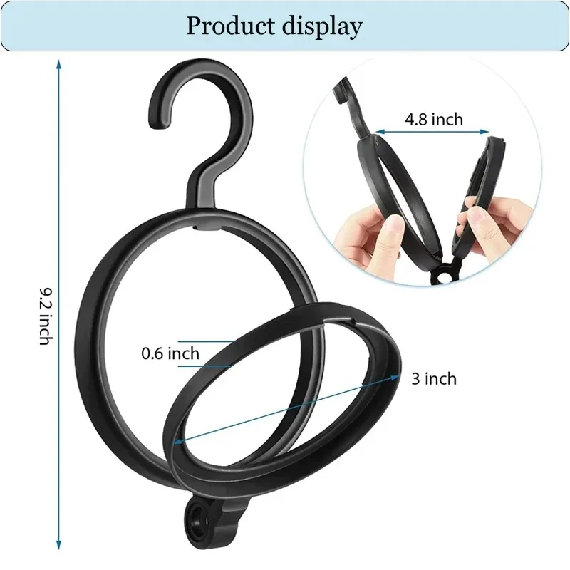 3pcs Wig Display Stand Holder Hanger Stand For Multiple Wigs Drying Stand Hanging Wig Stand Plastic Wig Dryer Stand