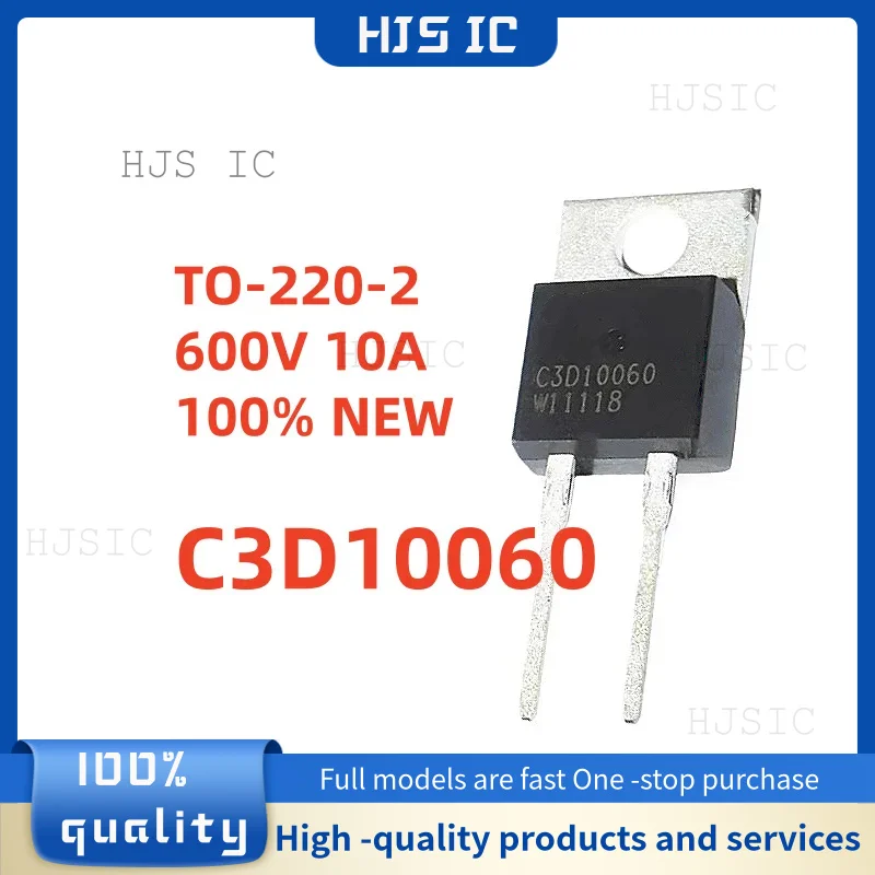 10pcs new C3D06060 C3D10060 C2D05120A C3D10065A C3D10060A C4D10120A C3D10065 TO220-2 MOSFET