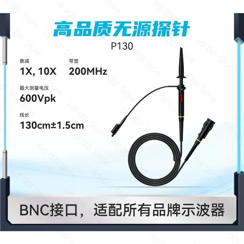 Oscilloscope Passive Probe P130A Probe 10X Probe Bandwidth 200M