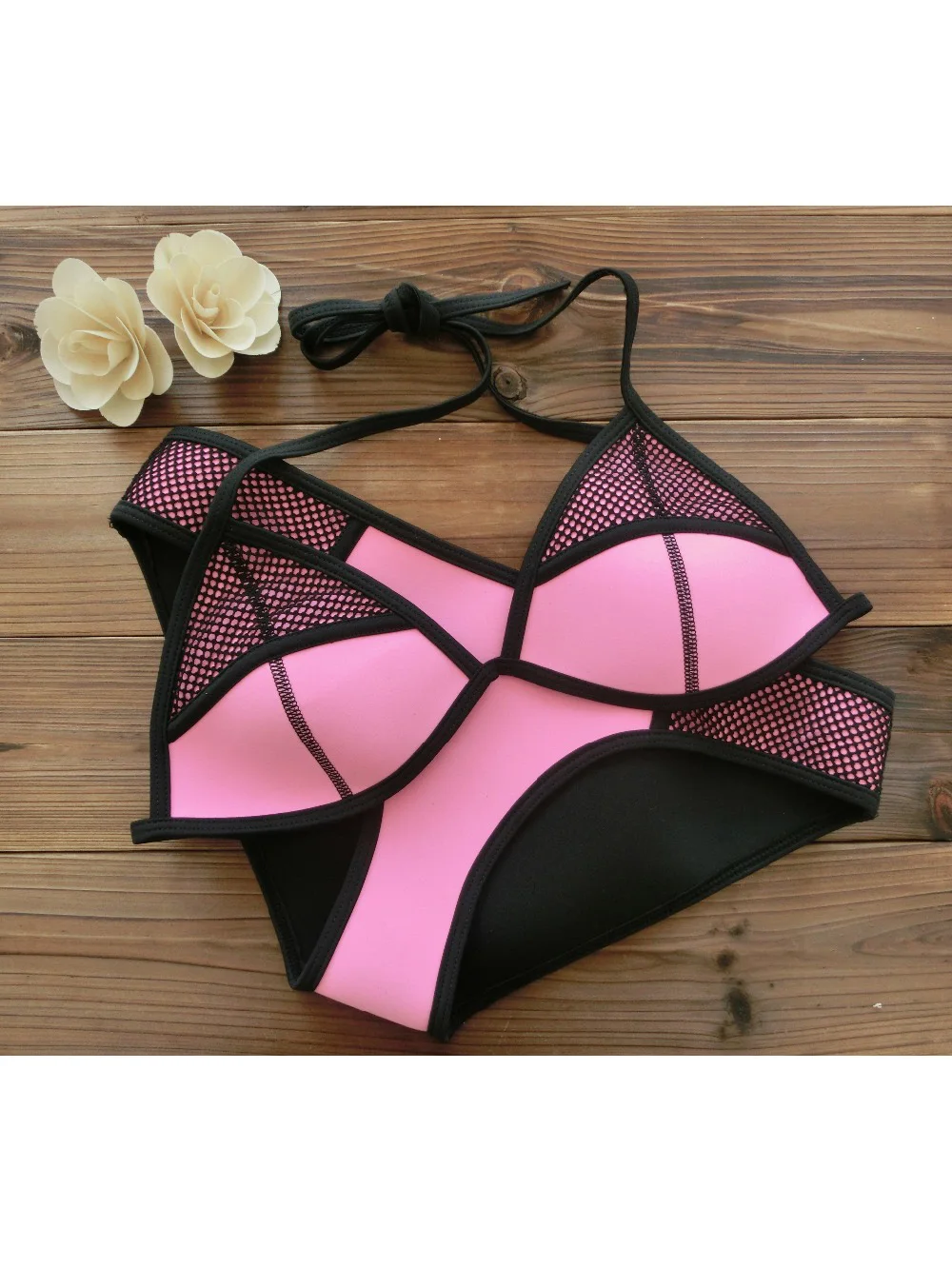 Swimwear Woman 2022 New Neoprene Bikinis Women Sexy Push up Swimsuit Bath Suit Push Up Bikini set Bathsuit Biquini 1718