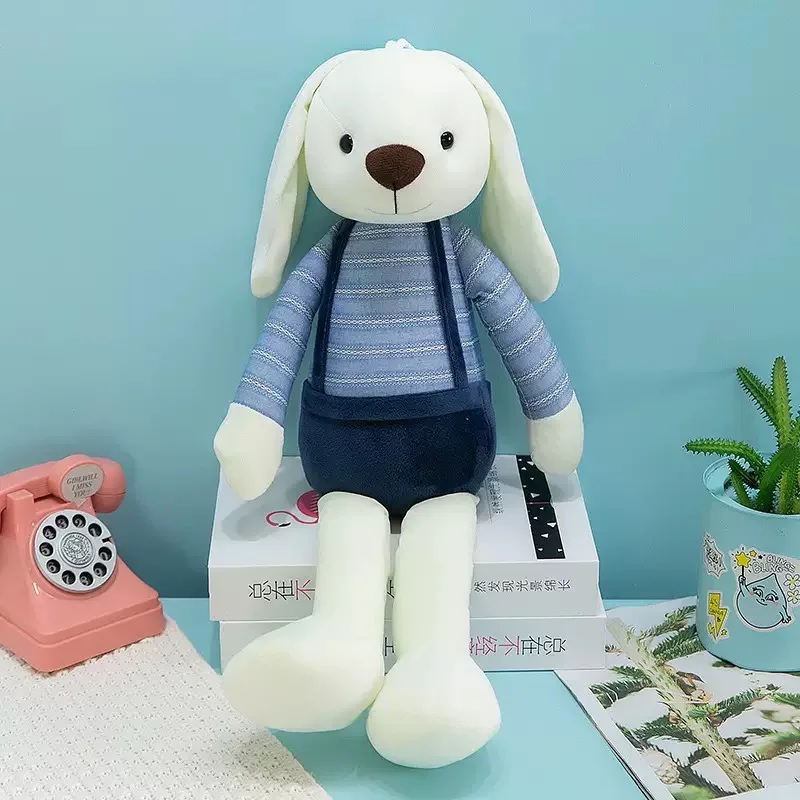 

40cm Calming Rabbit Plush Toy Cute Doll Children Accompany Sleeping Doll For Kids Birthday Gift