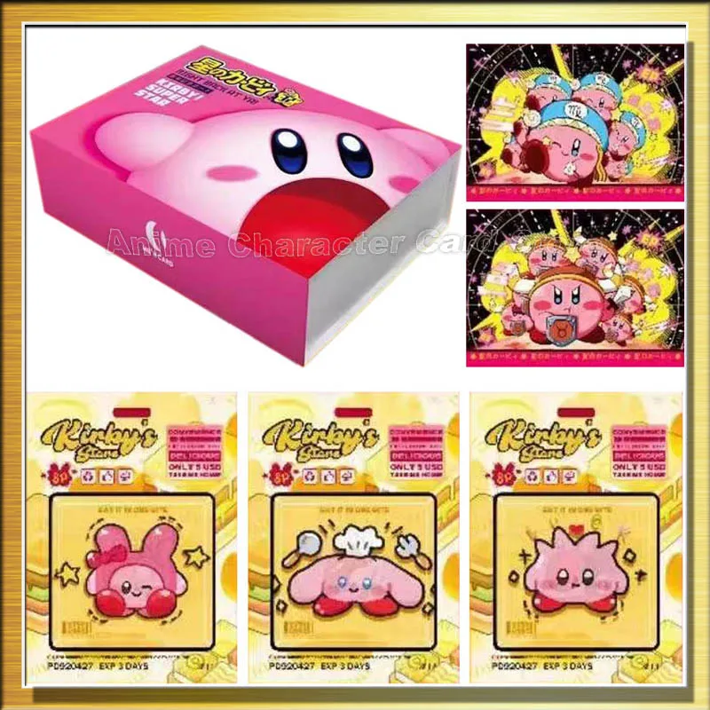 Kirby Star Card Cartoon Game Periphery Collection Super Cute Kawaii  Kirbys Cards Classic Toy Best Birthday Present For Children