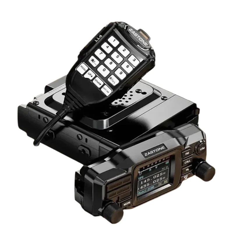 25W High Power D500 Mini Car Radio Walkie Talkie UV Dual Band 199 Channel Large Screen FH Encryption Intercom