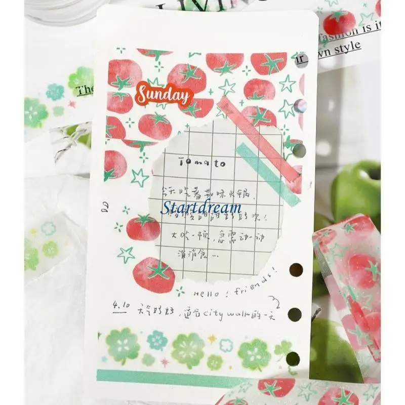 Cartoon Decorative Tape for Scrapbooking Photo Album Journal Notebook Planner K92C