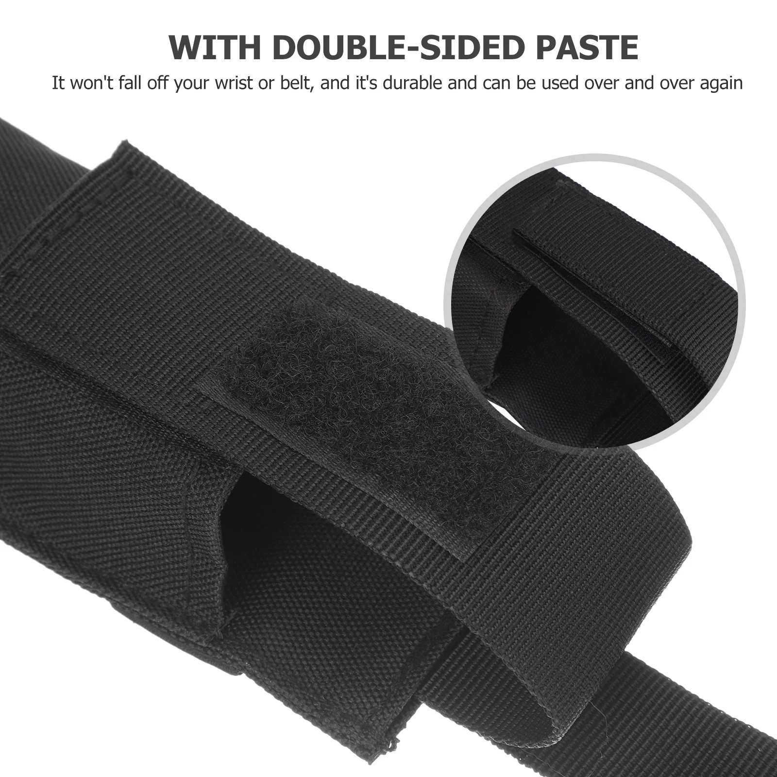 

Flashlight Pouch Nylon Scissors Holder Wear-Resistant Electric Torch Bag Buckle for Outdoor Camping Hiking Scissors