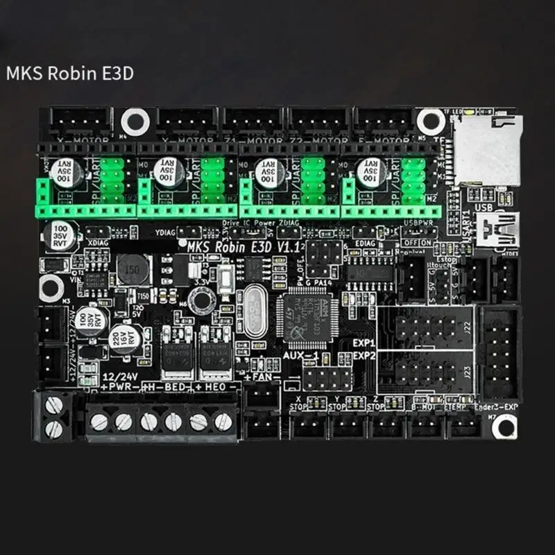 

MKS Robin Motherboard for Ender3 CR10 Upgraded Controller 3D Printer 32 Bit Control Board for TS35 Screen Display