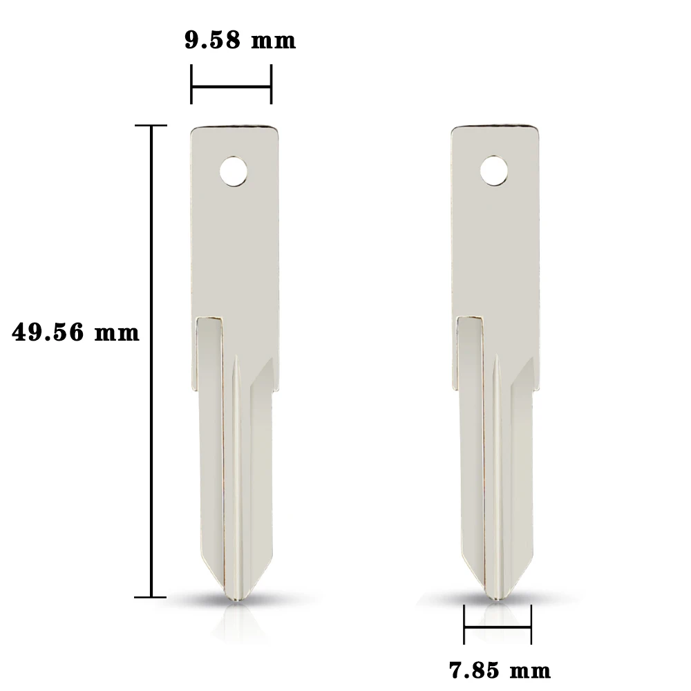 KEYYOU VAC102 VA2 HU83 NE72 lama chiave vuota per Renault Nissan Citroen Peugeot 307 207 308 lama non tagliata chiave auto originale remota