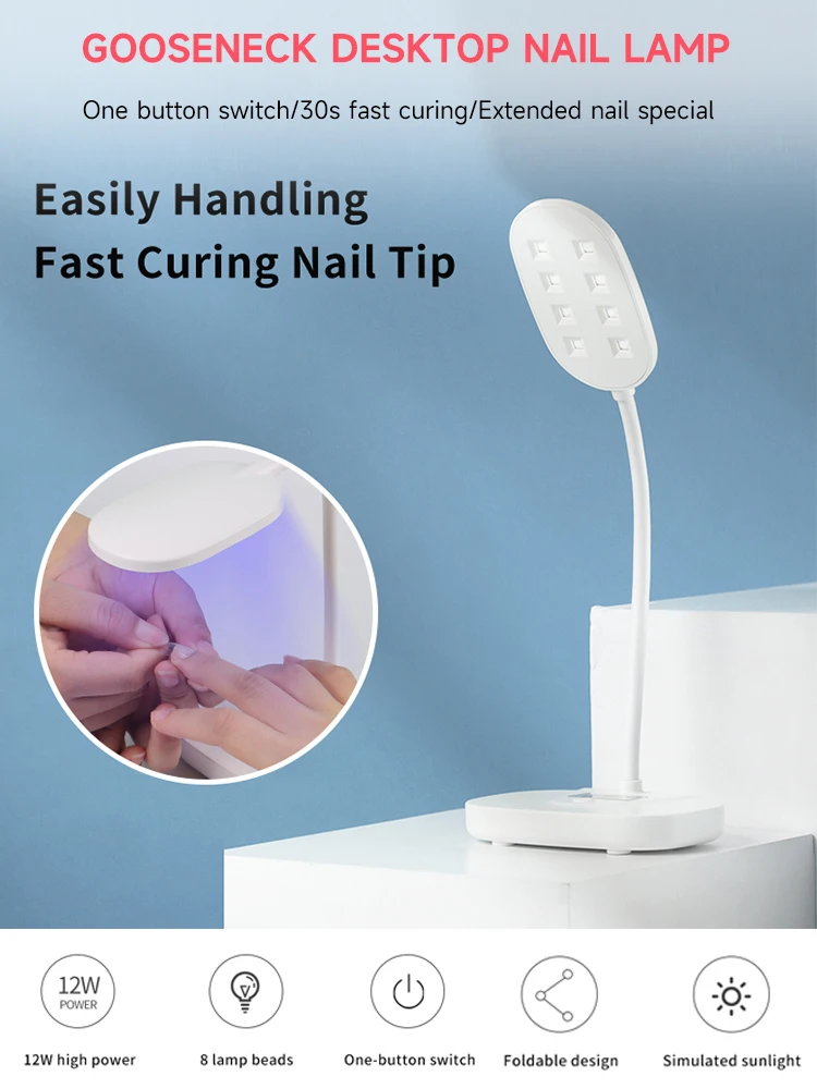 ワイヤレスLED UVネイルランプ ネイルドライヤー 充電式 速乾ネイルライト 360 ° サロンネイルデコレーション用の曲げられるテーブルランプ ネイルパーツ ネイル パーツ ネイルチップ ネイル用品 ラブブ ネイルパーツ ネイルマシーン ネイルライト ネイル ジェル ネイル ライト nail ネイル　パーツ ledライト ネイル nailパーツ uv ledネイルランプ ジェルネイル ライト マニキュア