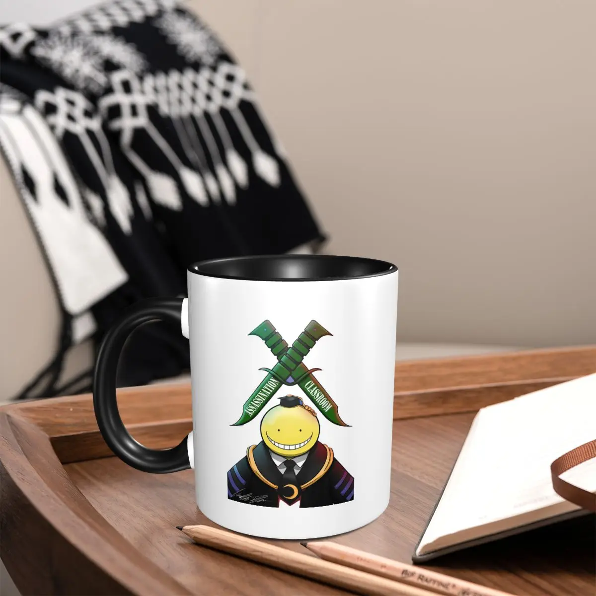 

Класс убийства, осьминог, кружка Коро Сенсей, забавные керамические кофейные чашки, чайные кружки, чашка для молока, посуда для напитков, подарок для женщины и мужчины