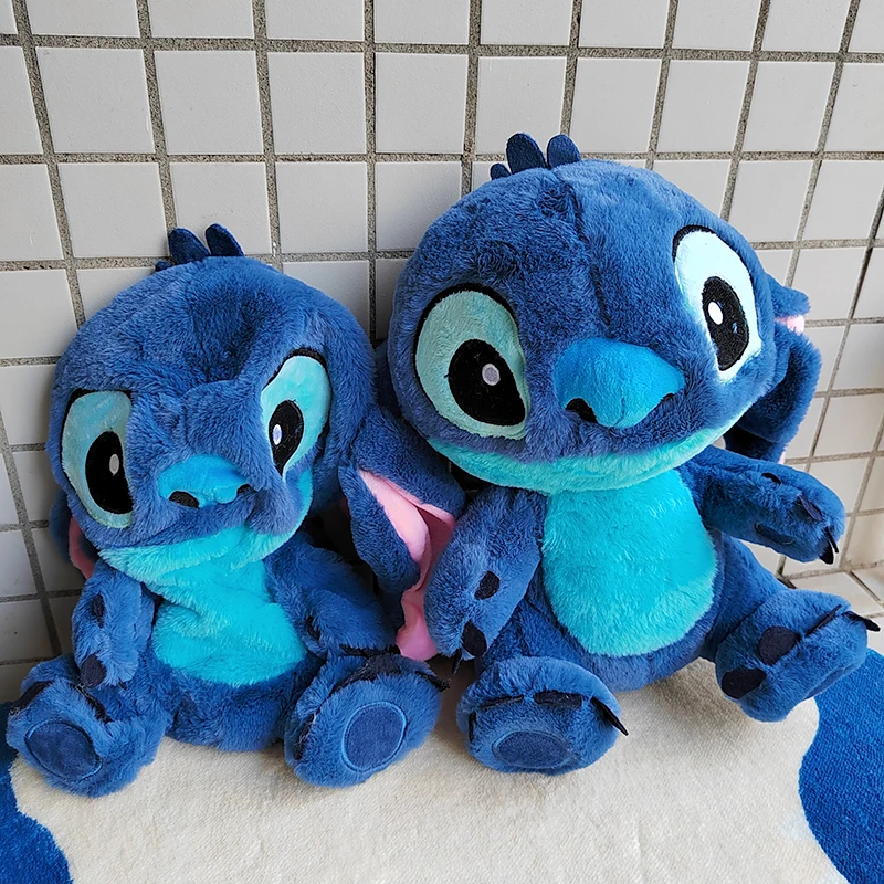 Disney Lilo and Stitch Huge Holster Plush Toys Big Anime Kawaii Semi-finished Leather Holster Stich Doll Pillow Gift for Kids