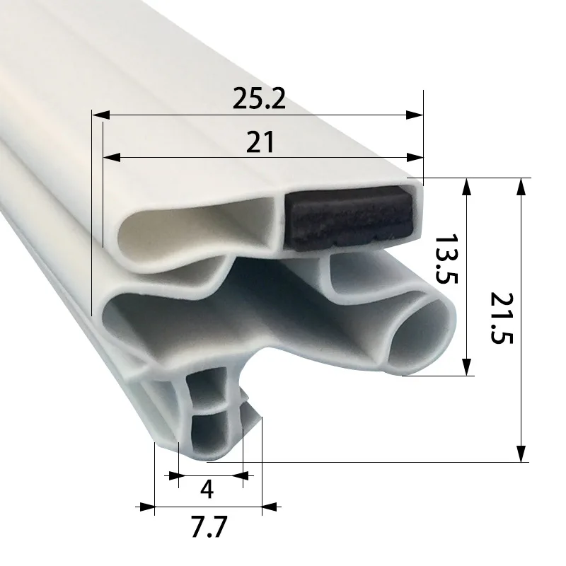 2530 Beverage Cooler Door Gasket Magnetic Rubber Seal Strip Universal Fit Leak Proof Cold Retention
