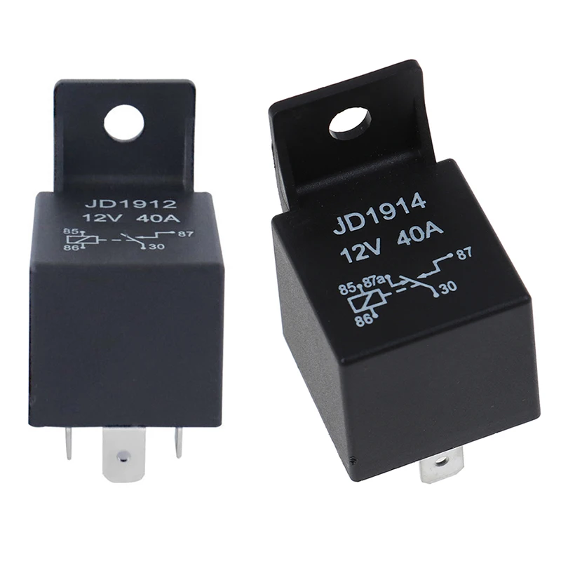 4 5 Pin 4P 5P 40A Waterproof Car Relay Long Life Automotive Relays Normally Open DC 12V/24V Relay For Head Light Air Conditioner