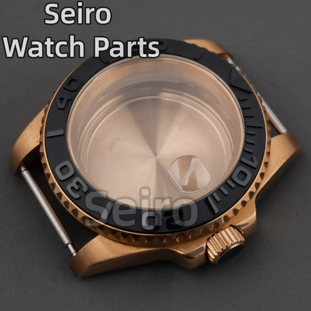 

40mm Waterproof NH34 NH35 NH36 Watch Case Accessories for SUB GMT Yacht Case Sapphire Glass Rose Gold Silver Stainless Steel