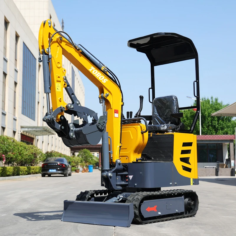 Free Shipping Mini Crawler Digger Farm And Garden Use With Rotary Arm China Factory Manufacture Multifunctional Small Bagger