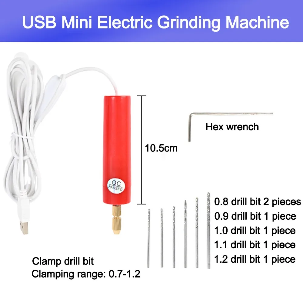 

Универсальная ручная мини-электрическая дрель, портативная электрическая USB-дрель «сделай сам», ручка для гравировки ювелирных изделий, гравировка по дереву