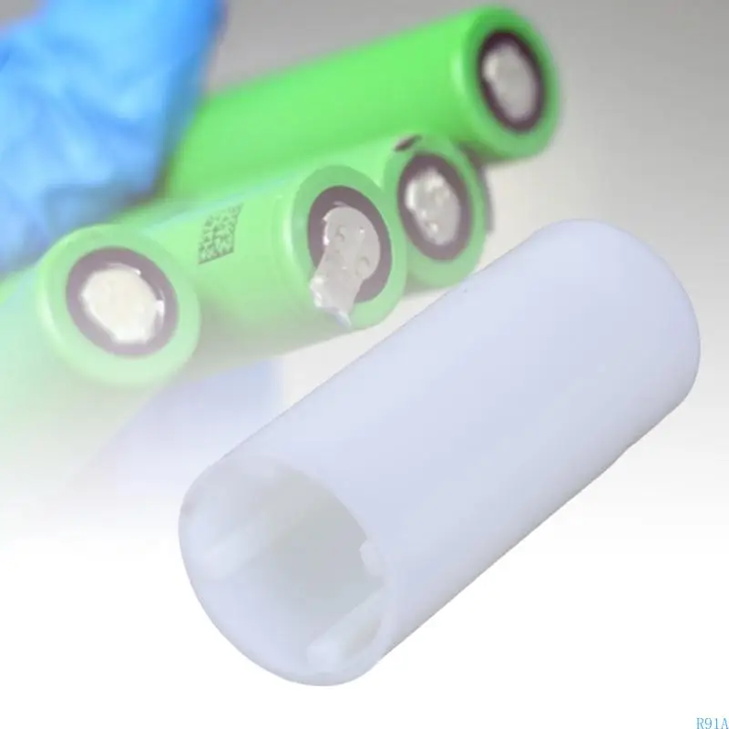 Tubo conversione della batteria in plastica R91A per l'utilizzo 18650 batteria in Dispositiva 26650 Custodia per manica a