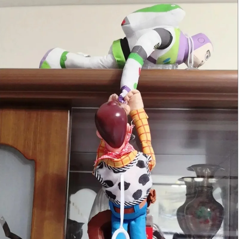 New Toy Story Sherif Woody Buzz Lightyear Car Dolls 45cm Plush Toys Outside Hang Dolls Cute Auto Accessories Car Decoration Toys