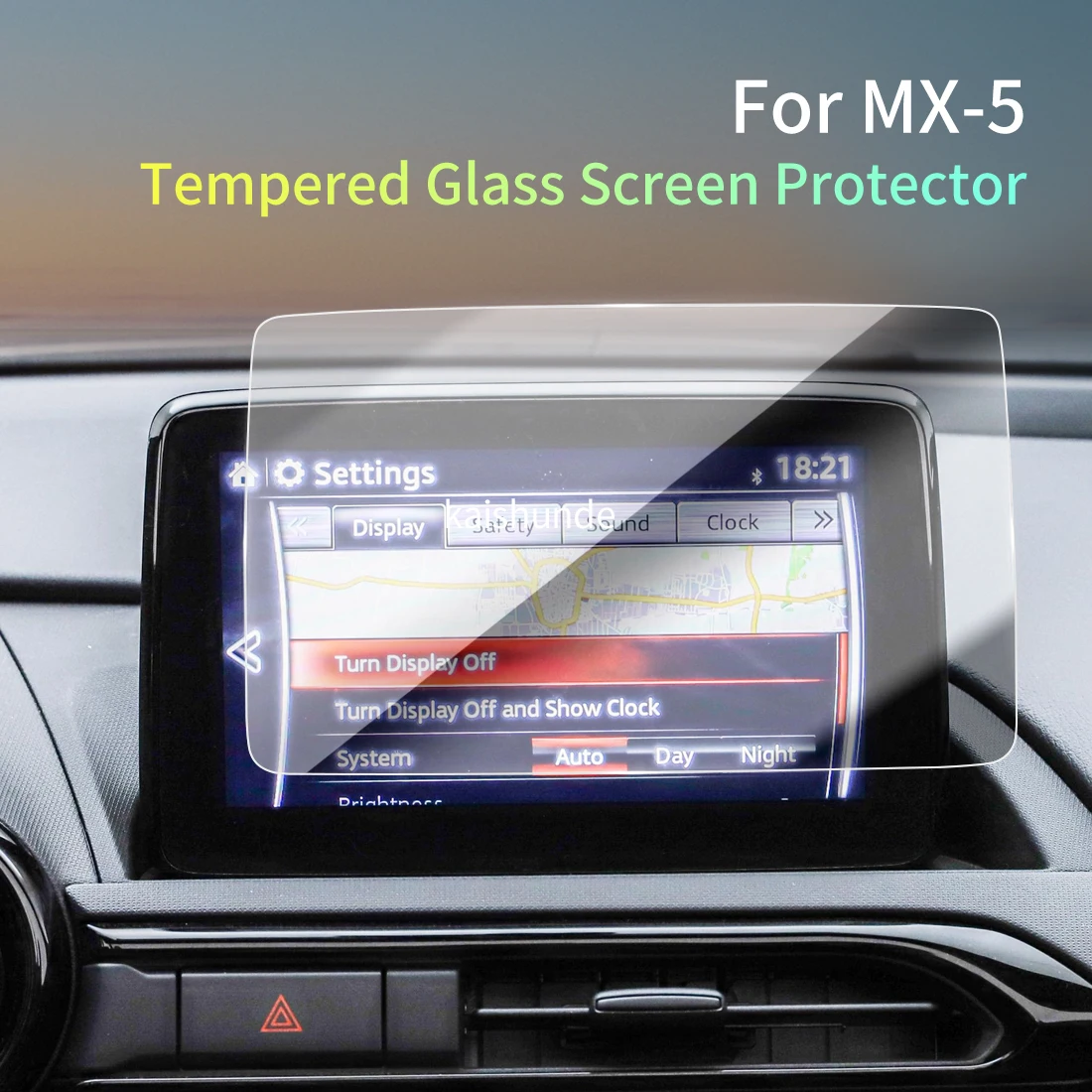 Car Stickers Meters Protector For 2023 Mazda MX5 Tempered Glass Protective Film Display Navigation Vehicle Accessories