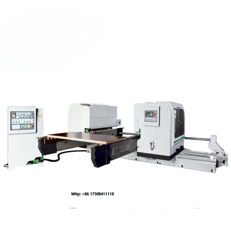 

REIGNMAC Automatic Double End Tenoning Machine with Engine High-Power 40100W Motor 380V Easy Operation for Flooring & Mortising