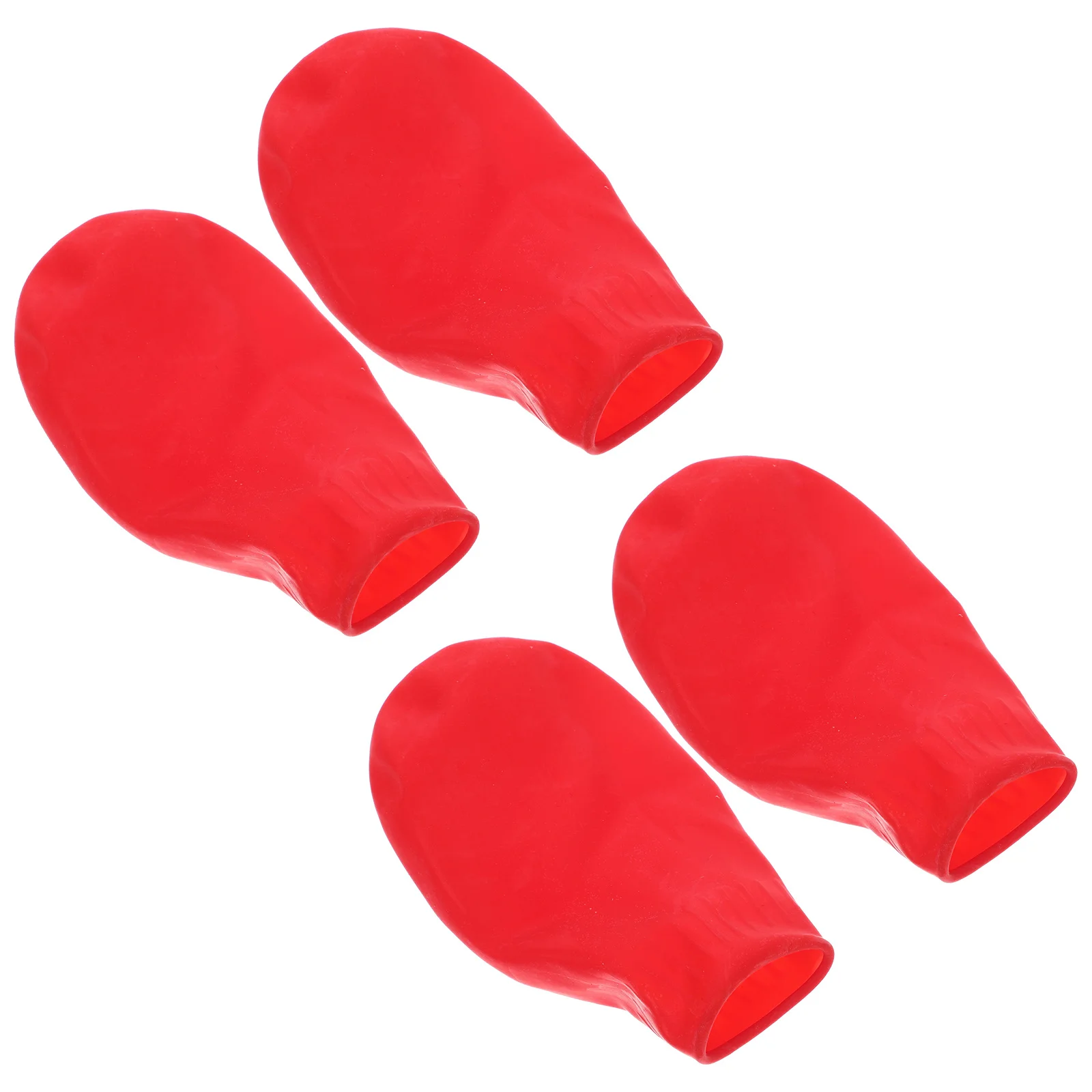 

4Pcs Pet Shoes Waterproof Anti-Slip Durable Outdoor Dog Boots Red L Simple Casual Design Easy to Put on Take Off