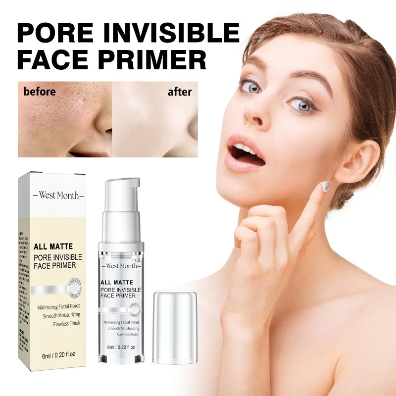 

EOEKKY Pore Contact Primer Brightening Skin Moisturizing Concealer Natural Contouring Primer