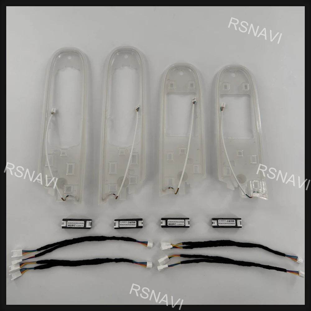 Four Door Armrest Ambient Lights for Mercedes-Benz GLC X254 2023-2026 Models, Car Interior Trim Illumination Retrofit Components