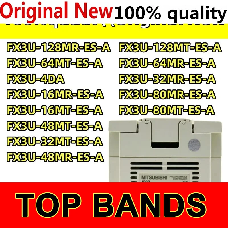 

100% New original PLC FX3U-48MT-ES-A FX3U-64MR-ES-A FX3U-80MR-ES-A FX3U-80MT-ES-A FX3U-128MR-ES-A FX3U-128MT-ES-A Module