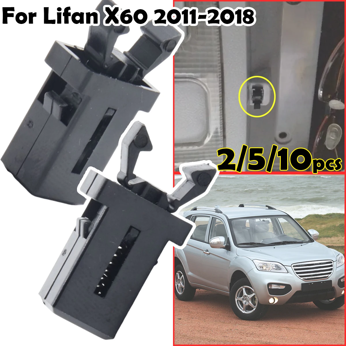 

PR-001 Trash Can Plastic Lock Self-Locking Switch Replacement Catch Touch Lid Latch Repair Clip For Lifan X60 11-2018 4F0947117