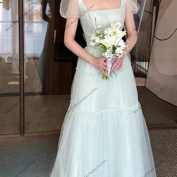 Abiti da sposa a trapezio in tulle da fata Servizio fotograf...