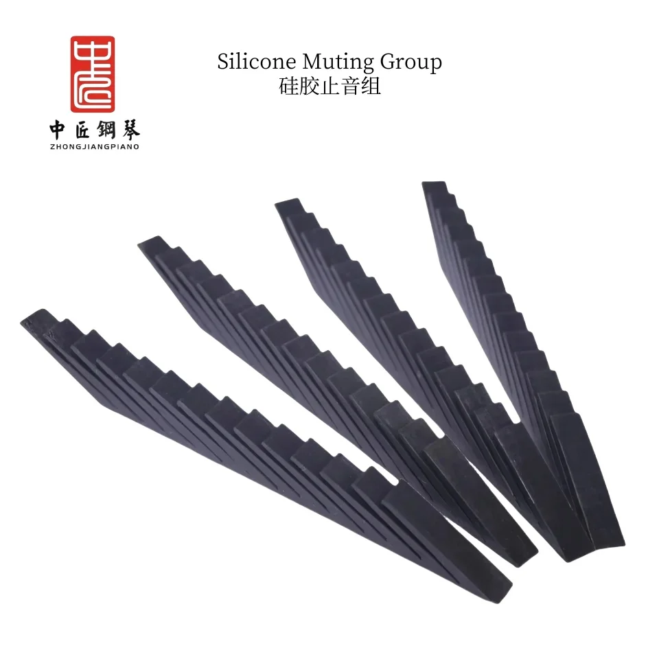 Piano Tuning Repair Tools, Silicon wedge mute, Split-Tempering Muting, Twelve Equal Temperament, Silicone Material.