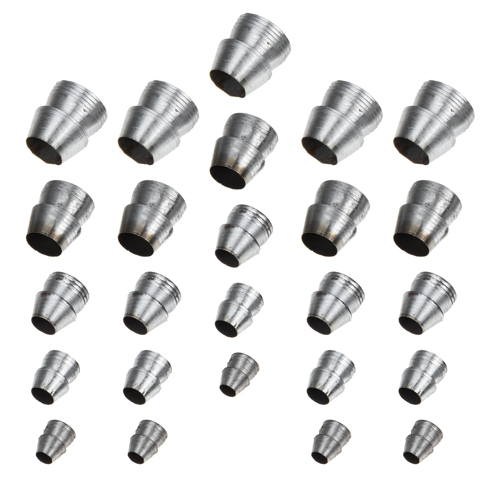 25 Pcs Round Wedge Set Accessory for Axe Metal Repair Tool Nail Drill Bits