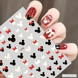 Cartoon Mickey Personality Logo Nail Sticker Disney Character Adhesive Stickers Nail Slider Stitch Cartoon Nail Art Decoration