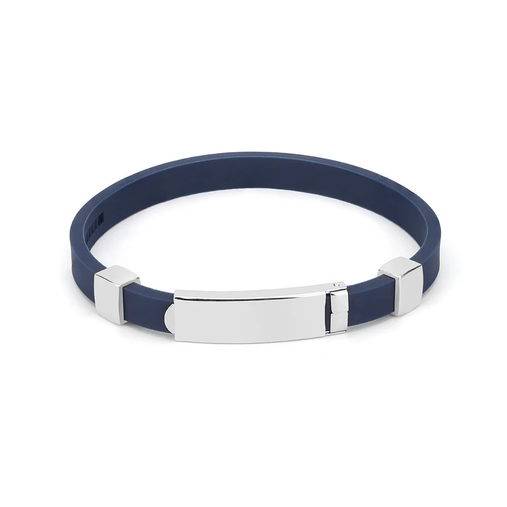 Bracciale in silicone antistatico wireless Cinturino da polso per equilibrio energetico Bracciale in silicone multicolore