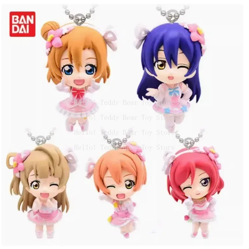 Оригинальный BANDAI LoveLive! Gashapon Toy Sonoda Umi Kotori Minami Maki Nishikino Фигурки Подвеска Украшение Детские Подарки