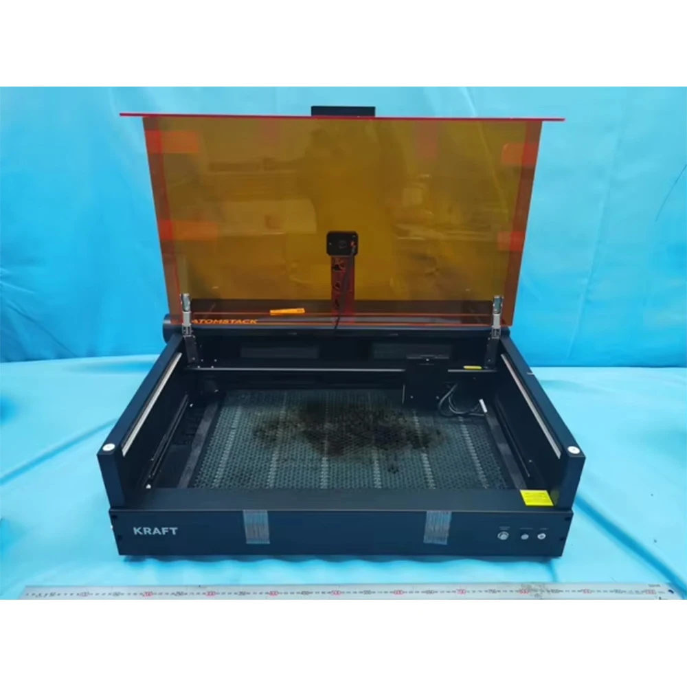 ATOMSTACK SWIFT 12W ポータブルレーザー彫刻機 塗装済みドッグタグ 紙 革 木 プラスチック ロゴ 7W 切断彫刻機 300×300mm
