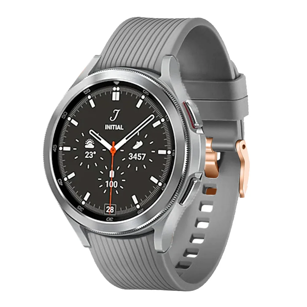 Correa de 20mm para Samsung Galaxy Watch 4, pulsera deportiva de 40mm, 42mm y 44mm para Galaxy Watch 4 Active 2 40/44/46mm