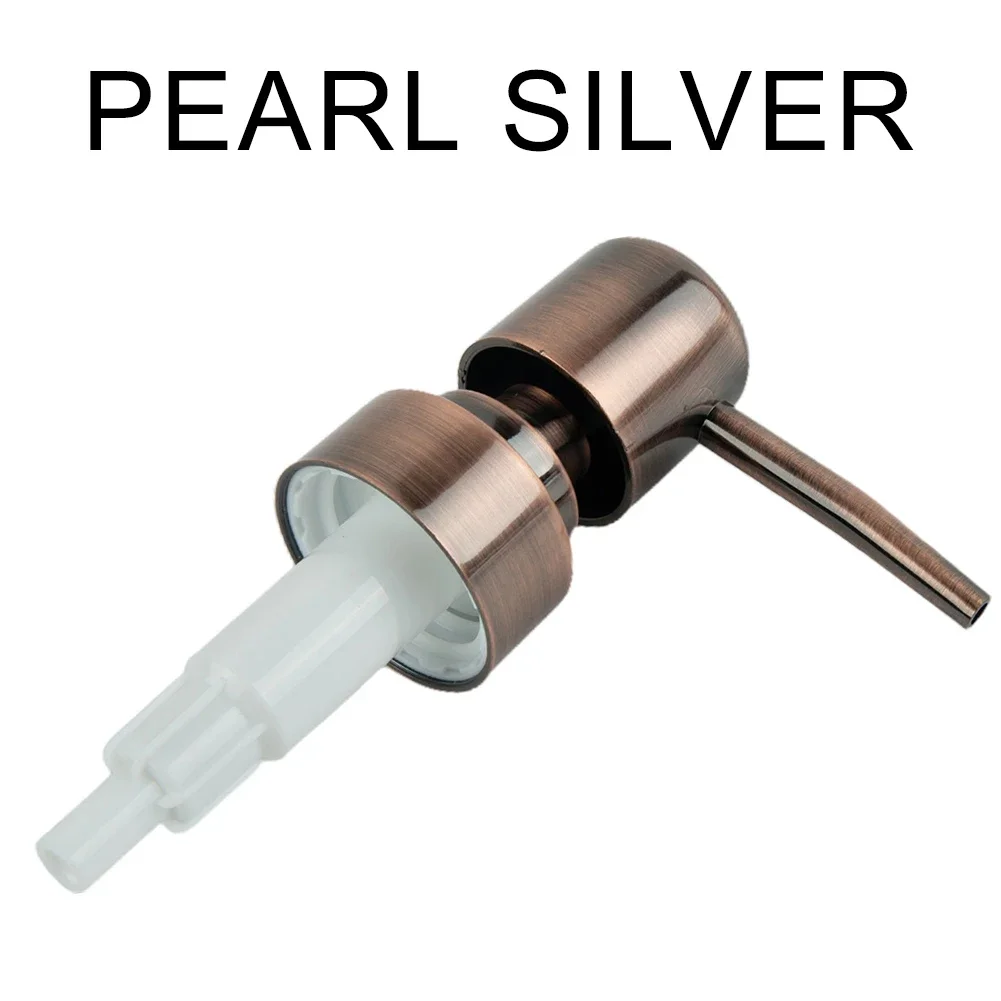 Brand New Bath Accessory Sets Pump Head Tube 9cm Length ABS Black Silver 15cm Tube Length 1PCS For 28/400 Thread