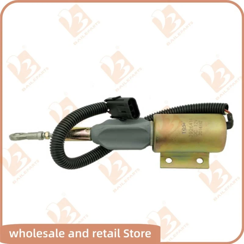 

3926411 3926412 Fuel Shut Off Solenoid 12V 24V For Cummins 6CT SA-4257-12 SA-4257-24 Stop Solenoid Engine