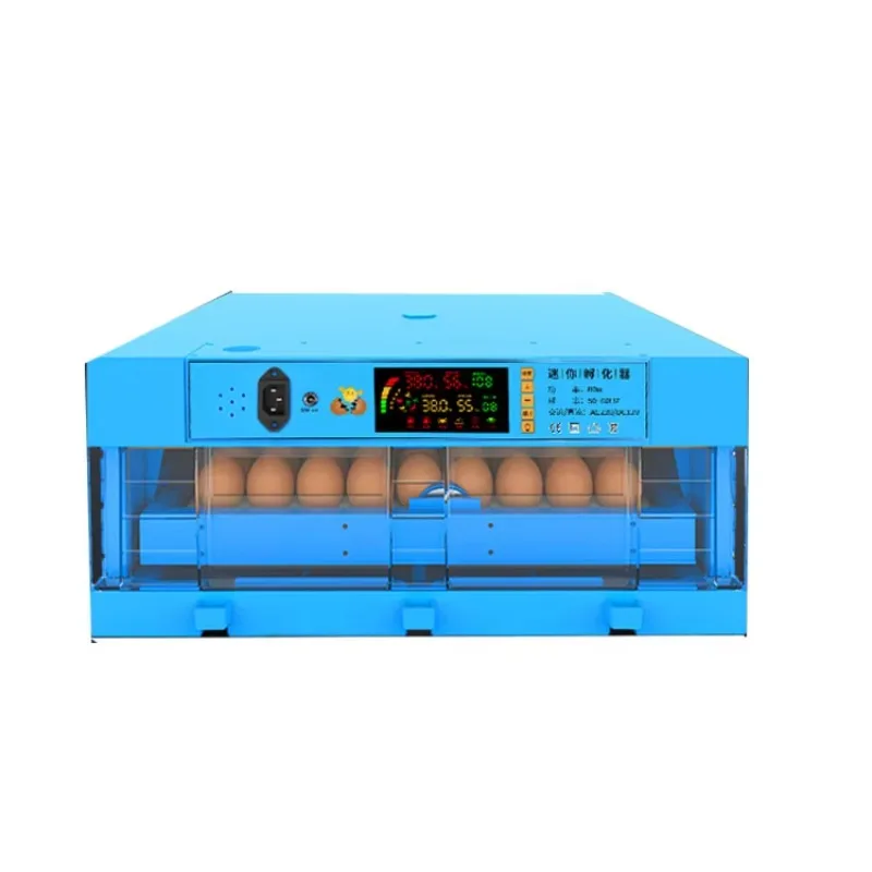 2023  Brand New Mini Egg Incubator 64 PP Incubator For Bird Reptile Goose Emu Ostrich Chicken Duck Turkey High Hatching Rate