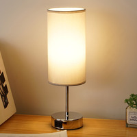 Led Desk Lamp Bedside Lamps Touch Dimmable Table Lamp with Usb and Type C Port  Quick Charging Reading Light Eye Protection