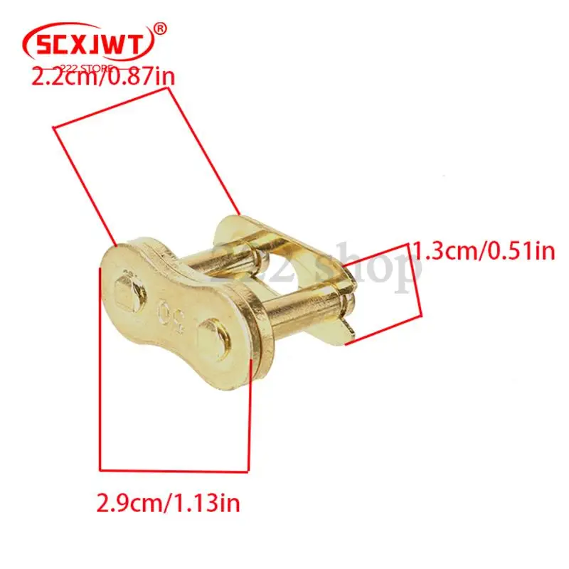 

high-quality NEW Motorcycle chain buckle ring chain link 530 chain buckle connector main joint chain link motorcycle accessories
