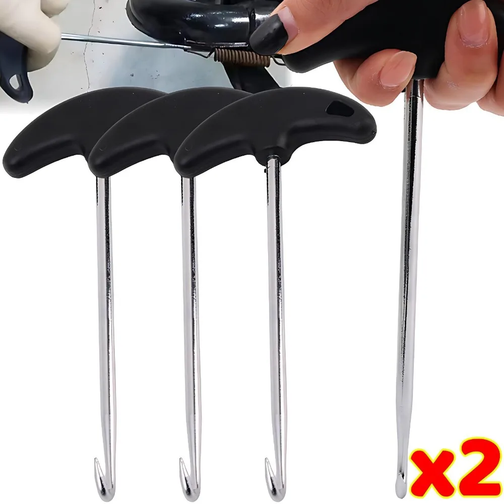 

Универсальный Т-образный пружинный съемник, крючок, инструмент из нержавеющей стали для выхлопной трубы мотоцикла, ремонтный комплект для снятия тормозной пружины батута