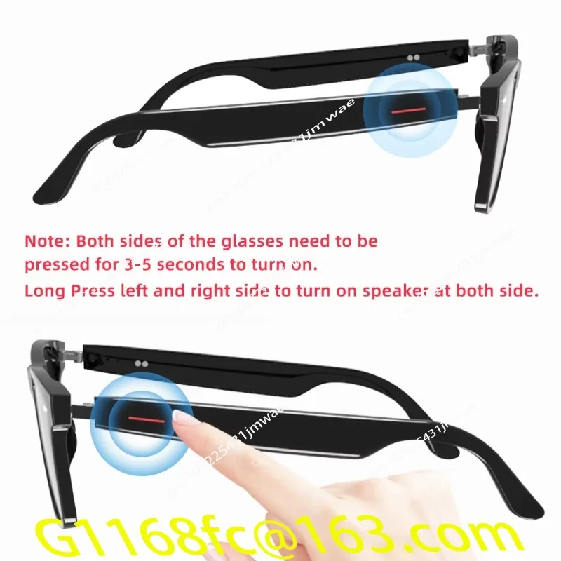 E13 Smart AI Translation Glasses Bluetooth Wireless Call Music Outdoor AI Smart Glasses Smart Sports Sunglasses