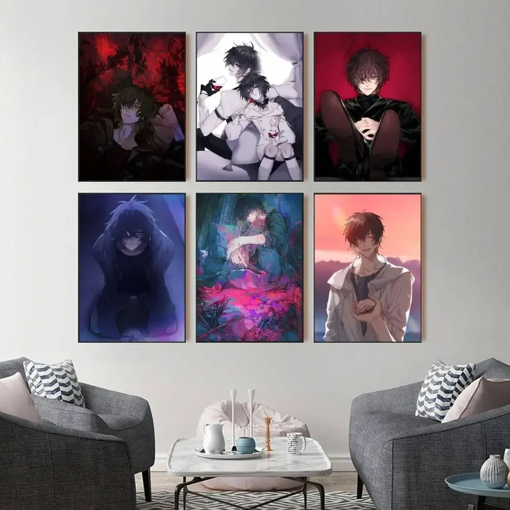 T-Towa-pared elegante de daño lento, adecuado para sala de estar, decoración de bar, pintura decorativa retro, póster pequeño