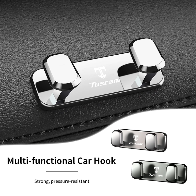 

Car Hooks Sticker Decoration Automotive Metal Hanger For Hyundai Tuscani Coupe Tiburon I30 I20 IX35 I40 Tucson Veloster Azera