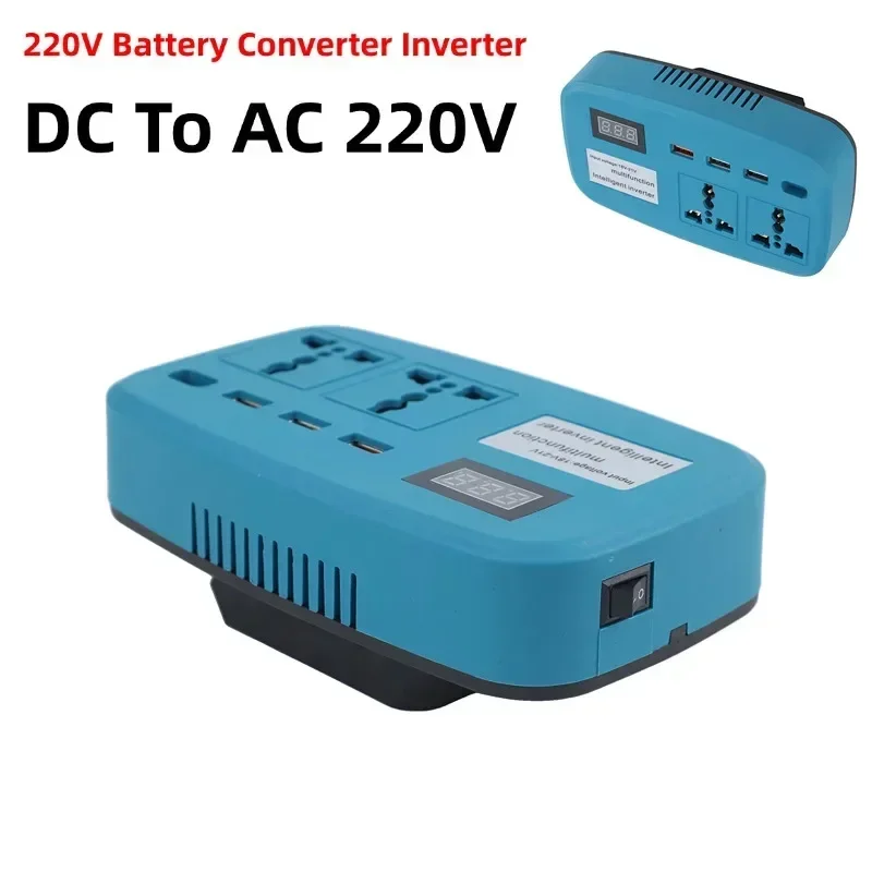 

220V Battery Converter Inverter DC To AC 220V Smart Inverter For Outdoor Equipment,household Appliances,Outdoor Car,Power-Tools
