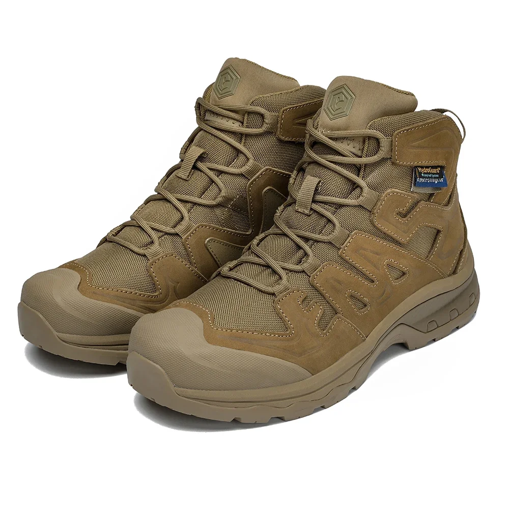 Imagem -04 - Emersongear Etiqueta Azul Walker Botas Táticas Sapatos de Combate à Prova Impermeável Água Airsoft Caça Acampamento ao ar Livre Caminhadas Treinamento Camurça Náilon