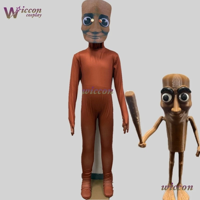 

OHaYo Halloween Tung Tung Tung Sahur Cosplay Zentai Costume Adults Kids Funny Jumpsuit Roleplay Outfit Cute Clothing Carnival