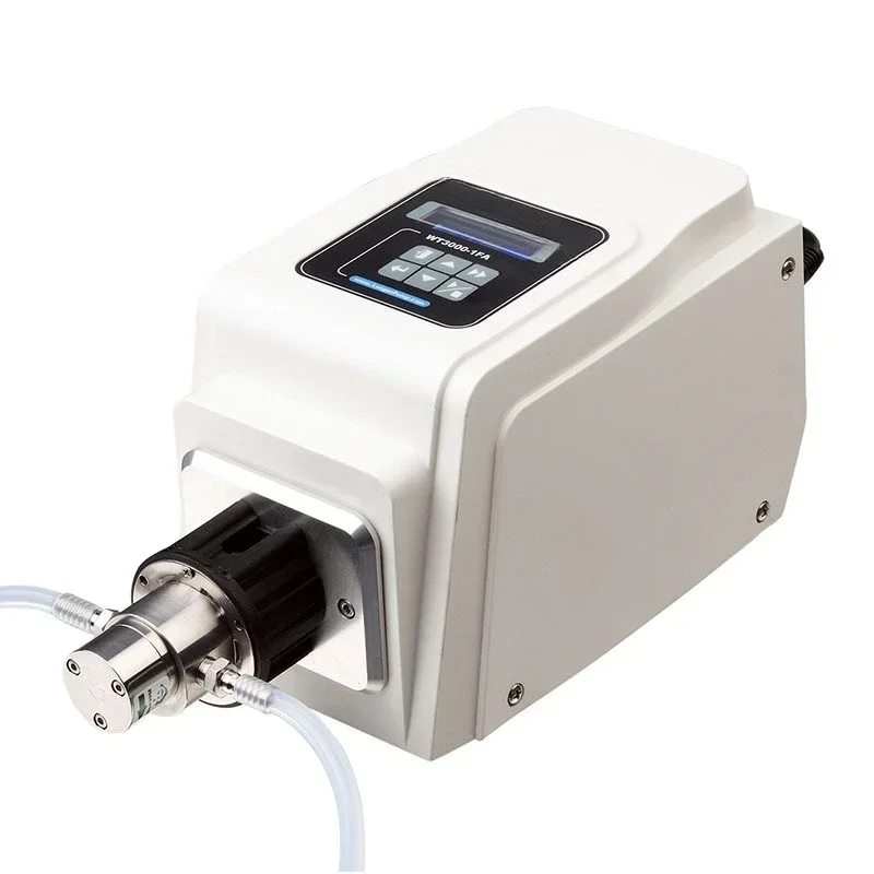 Distribution type miniature gear pump Compact stainless steel pump head rotates clockwise